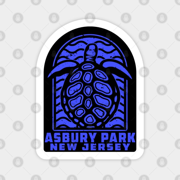 Asbury Park Beach New Jersey Sea Turtle NJ Sticker by DD2019